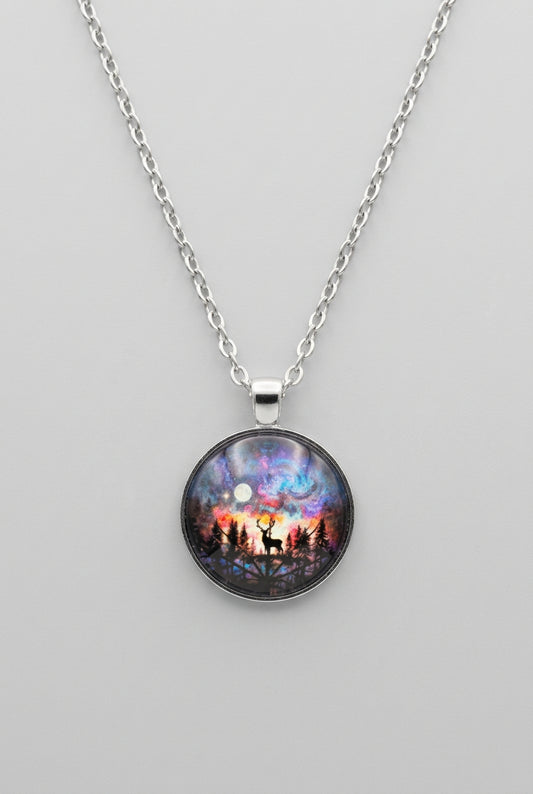 Pendant Necklace with Stainless Steel Chain