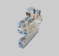 Load image into Gallery viewer, 2D Flat Acrylic Dad Puzzle Piece Plaque 8.8x7cm
