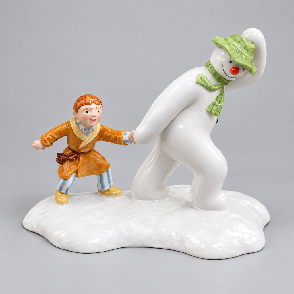 Royal Doulton The Snowman and James The Adventure Begins Figurine Limited Edition with COA