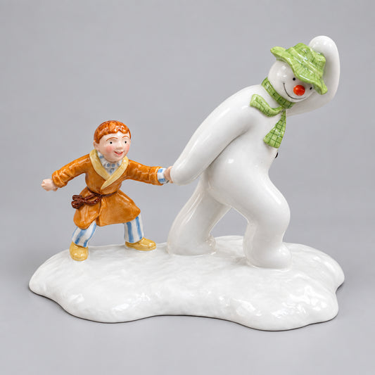 Royal Doulton The Snowman and James The Adventure Begins Figurine Limited Edition with COA