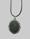 Load image into Gallery viewer, Pendant Necklace with Cord and Stainless Steel Chain
