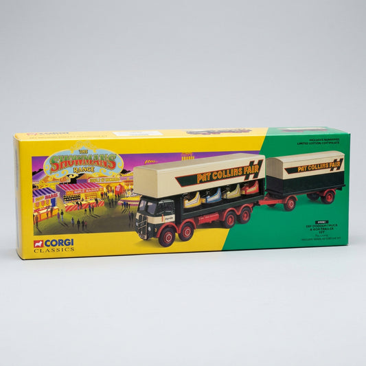 Corgi Classics Pat Collins Fair ERF Dodgem truck and box trailer die-cast model set – image 2