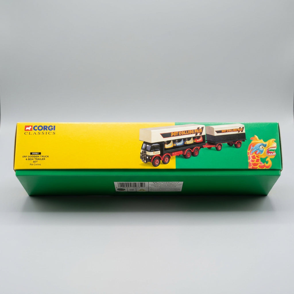 Corgi Classics Pat Collins Fair ERF Dodgem truck and box trailer die-cast model set – image 3