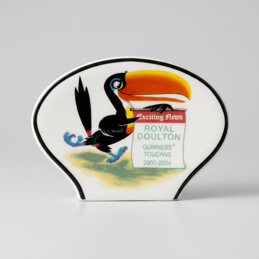 Royal Doulton and Millennium Collectibles News Vendor Stand Guinness Toucans 2000-2004 Limited Edition with COA