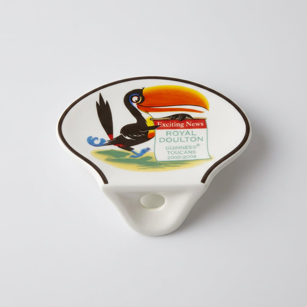 Royal Doulton and Millennium Collectibles News Vendor Stand Guinness Toucans 2000-2004 Limited Edition with COA
