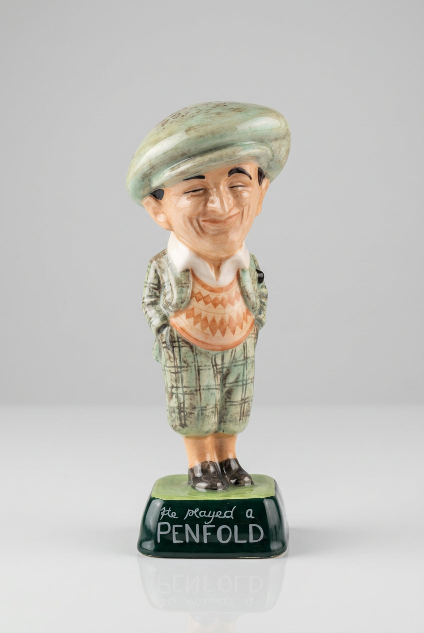 Royal Doulton Millennium Collectibles The Penfold Golfer & The Dunlop Caddie Figurines Limited Edition with COA