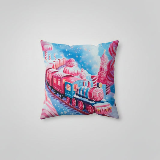 Christmas Train Cushion Cover 45x45cm