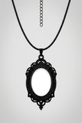 Load image into Gallery viewer, Pendant Necklace with Cord and Stainless Steel Chain

