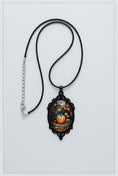 Load image into Gallery viewer, Pendant Necklace with Cord and Stainless Steel Chain
